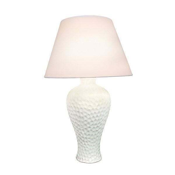 stucco table lamp