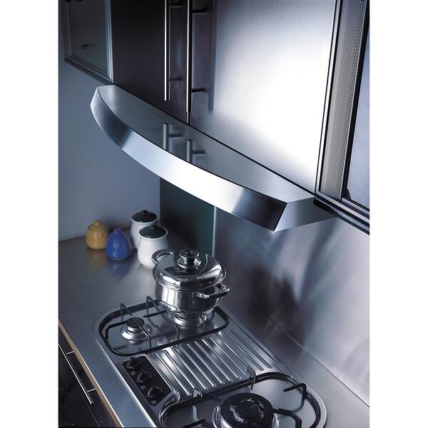 KOBE RAX2830SQB2 Brillia 30inch under range hood, 3speed, 680 CFM, LED Lights, Baffle