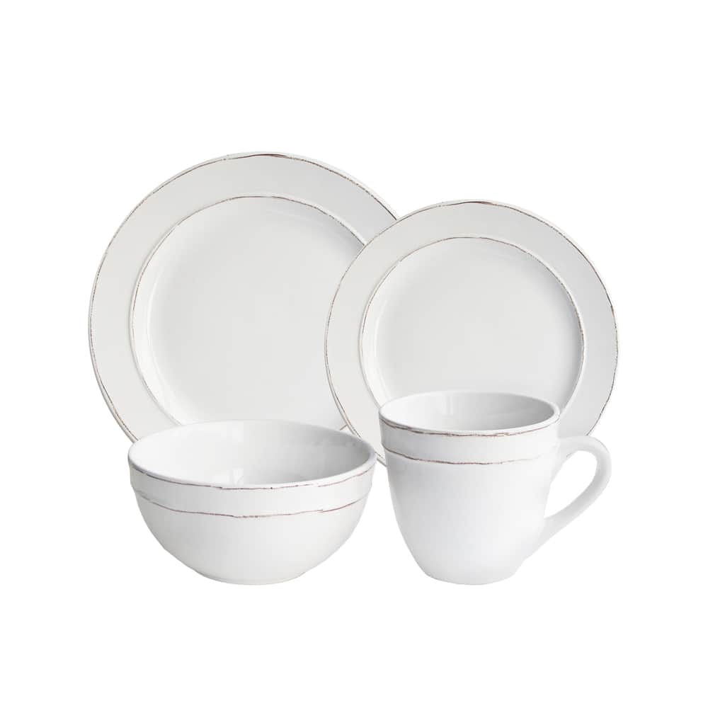 Olivia 16 Piece Dinnerware Set (Service for 4)