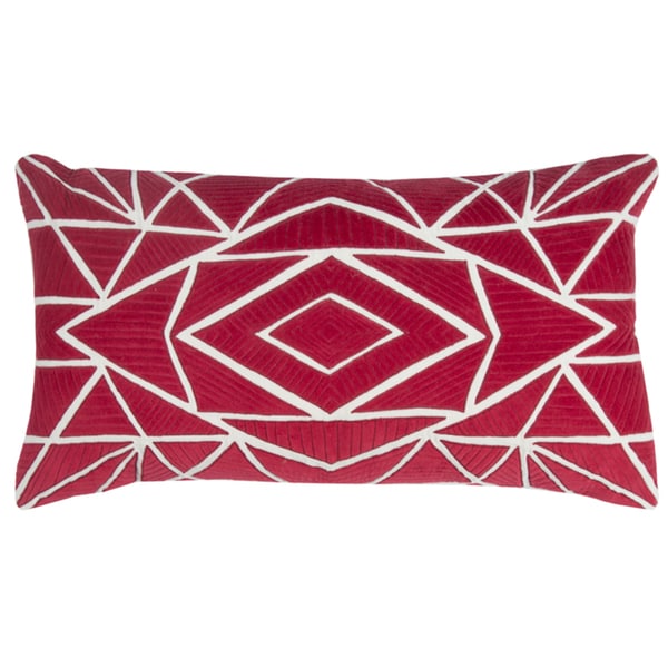 rizzy home geometric decorative filled pillo