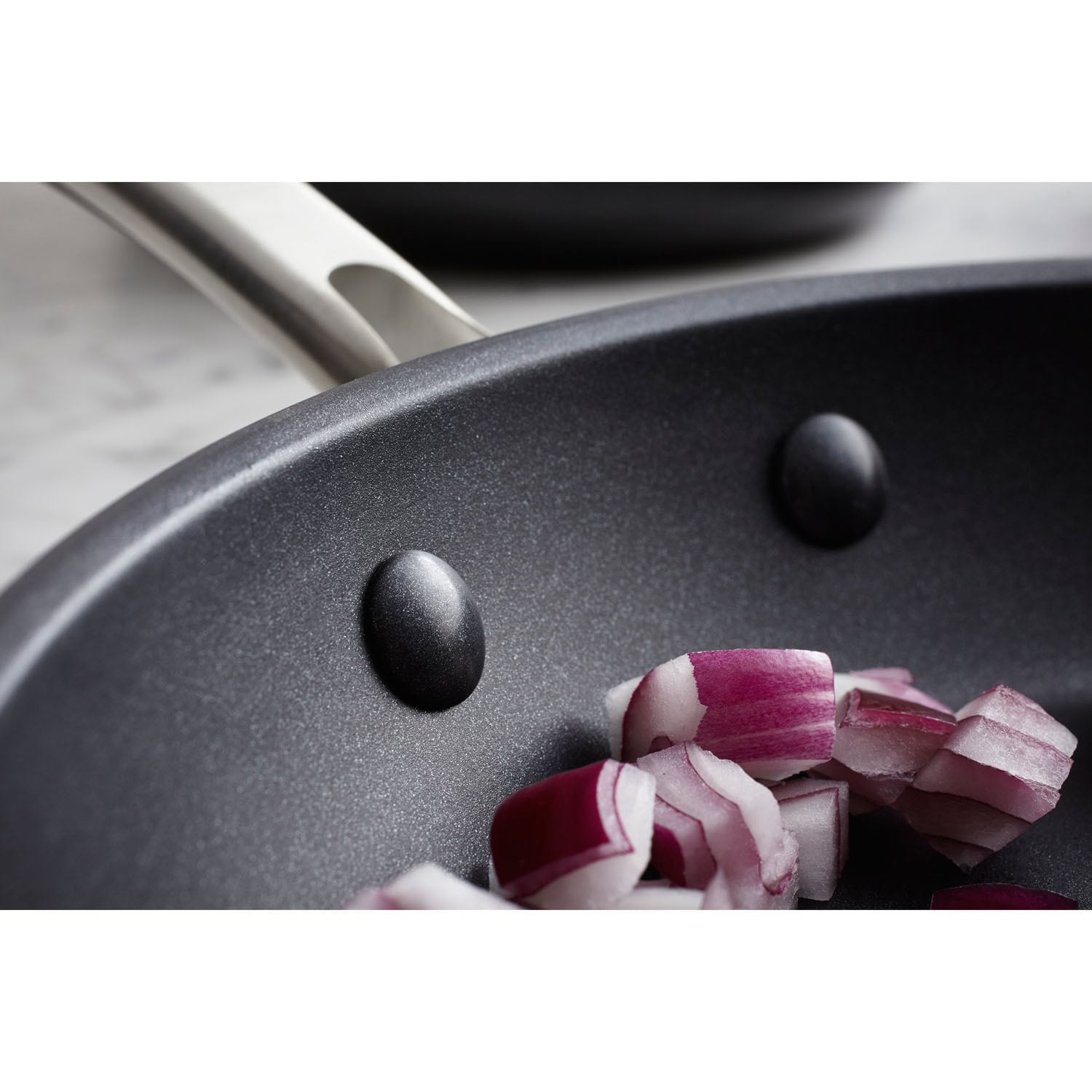 KitchenAid Hard Anodized Nonstick 8-Piece Cookware Set in Midnight Black -  Bed Bath & Beyond - 14341732