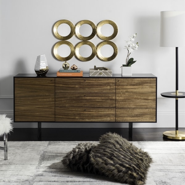 Safavieh Couture High Line Collection Jonna Mid-Century Wood TV Console