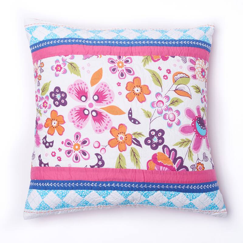 Carly Cotton Sham - Pink