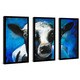 Cow face' Framed Plexiglass Wall Art (Set of 3) - Overstock - 14350913