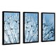 Dewy dandelion closeup Full' Framed Plexiglass Wall Art (Set of 3 ...