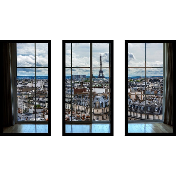 Picture Perfect InternationalBirch Framed Plexiglass Wall Art Set of 3