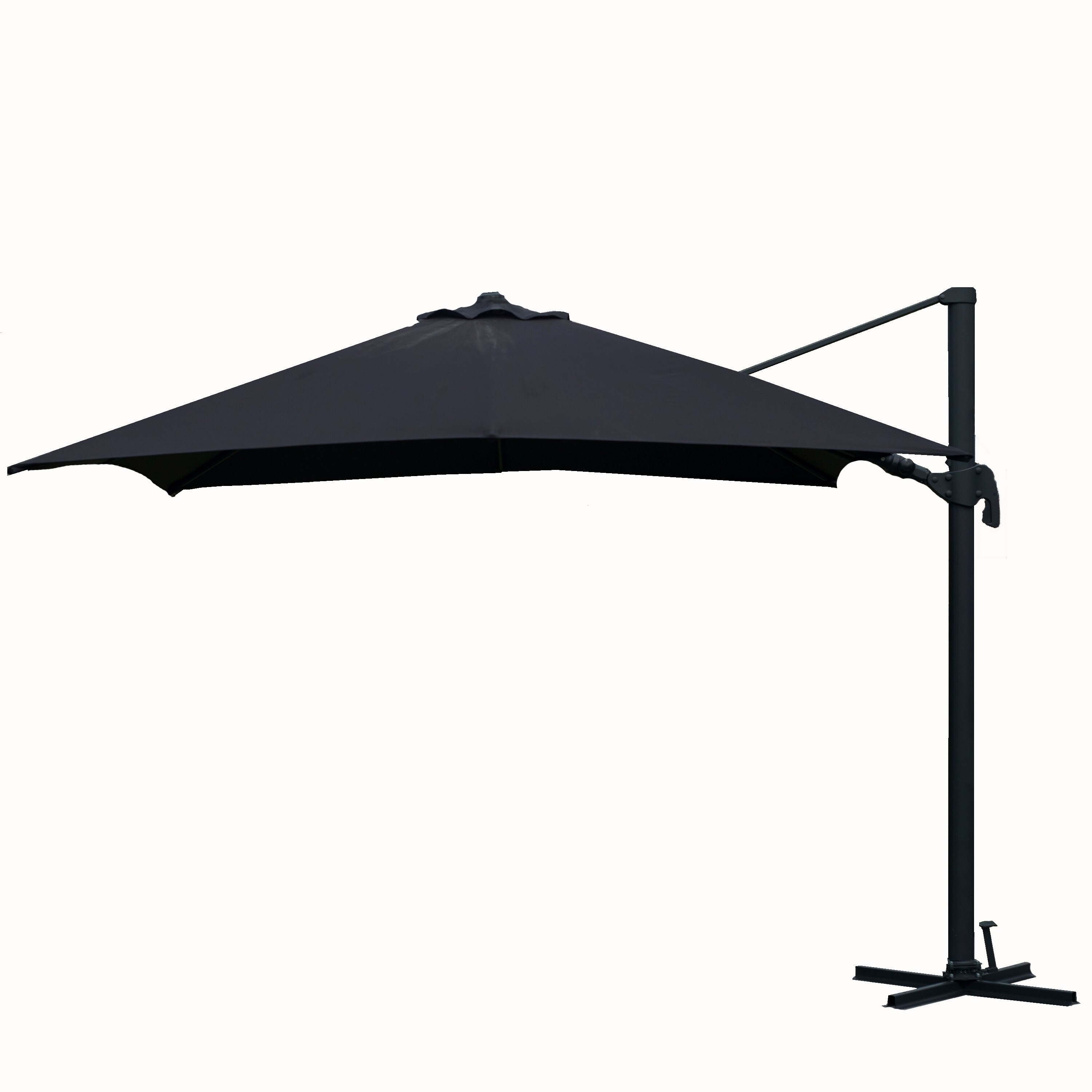 Shop Black Friday Deals On Kihei Aluminum Square Patio Umbrella By Havenside Home Base Not Included Overstock 14352941 Tan