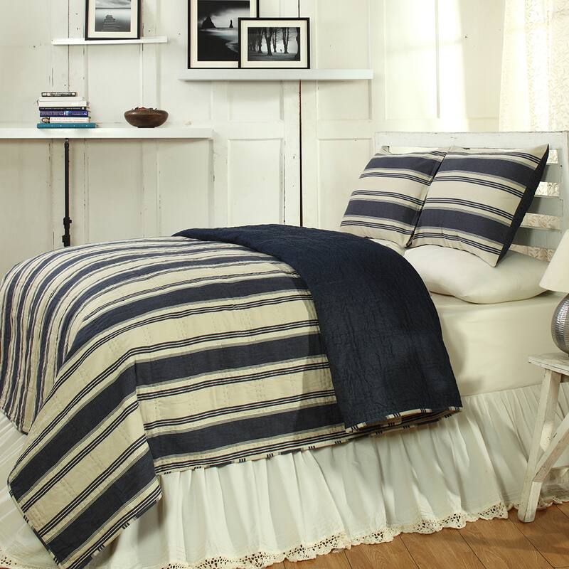 Cameron Blue Cotton Quilt