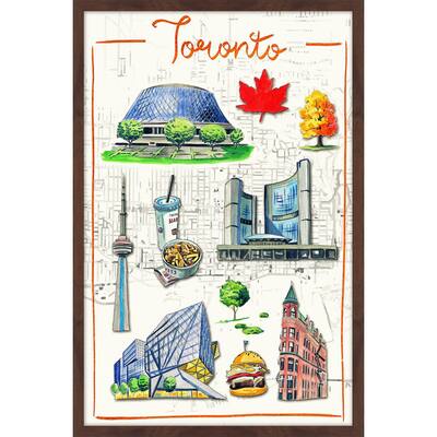Marmont Hill - 'Fascinating Toronto - Antique' Framed Painting Print