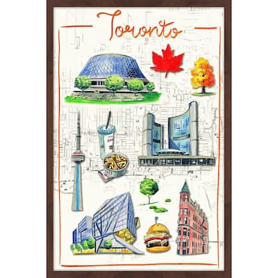 Marmont Hill - 'Fascinating Toronto - Antique' Framed Painting Print