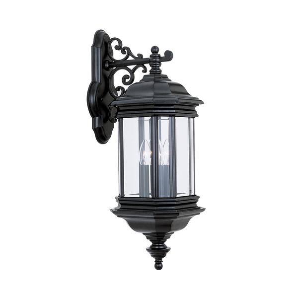 Sea Gull Hill Gate 3 Light Black Outdoor Fixture - Bed Bath & Beyond ...