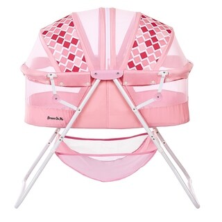 Dream on Me Rose Karley Pink Plastic Bassinet