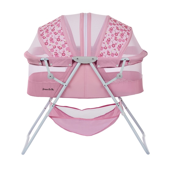 Dream On Me Pink Karley Bassinet Free Shipping Today