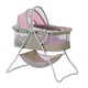 preview thumbnail 4 of 3, Dream on Me Karley Grey and Pink Plastic Bassinet