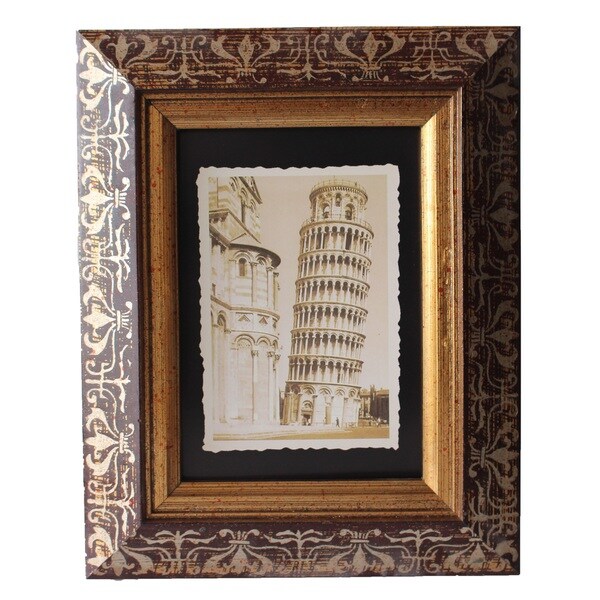Jeco Bronze-finish 5x7 Patterned Photo Frame