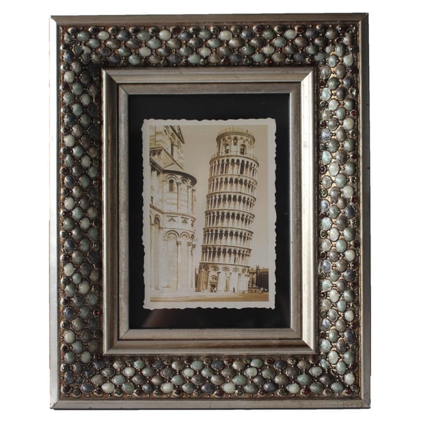 Jeco Bronze-finish Wood 5-inch x 7-inch Patterned Photo Frame