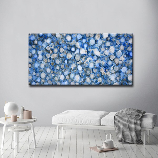 Shop Arctic River Stones' by Norman Wyatt, Jr. Abstract Wrapped Canvas