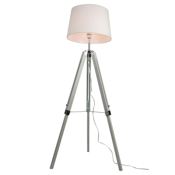 Euro Style Collection Rome 60-inch Adjustable Height Tripod Floor Lamp