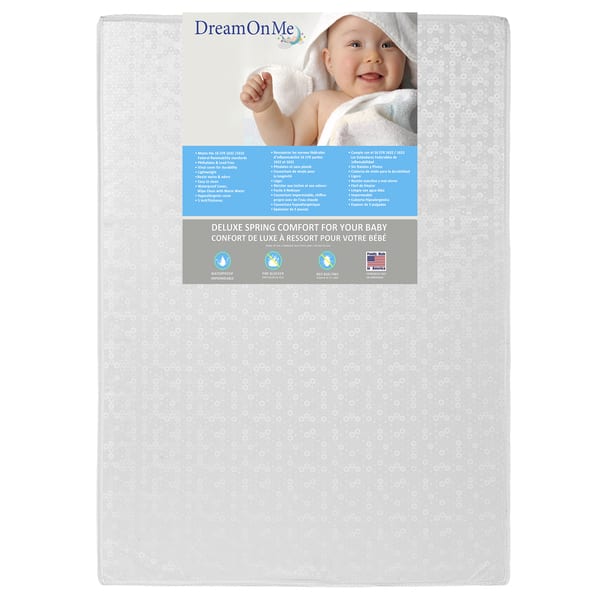 slide 2 of 4, Dream On Me Travel Simple Play yard Inner Spring mattress
