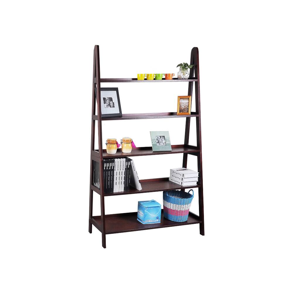 Wood 48 Inches A-Shelf in Cherry Finish