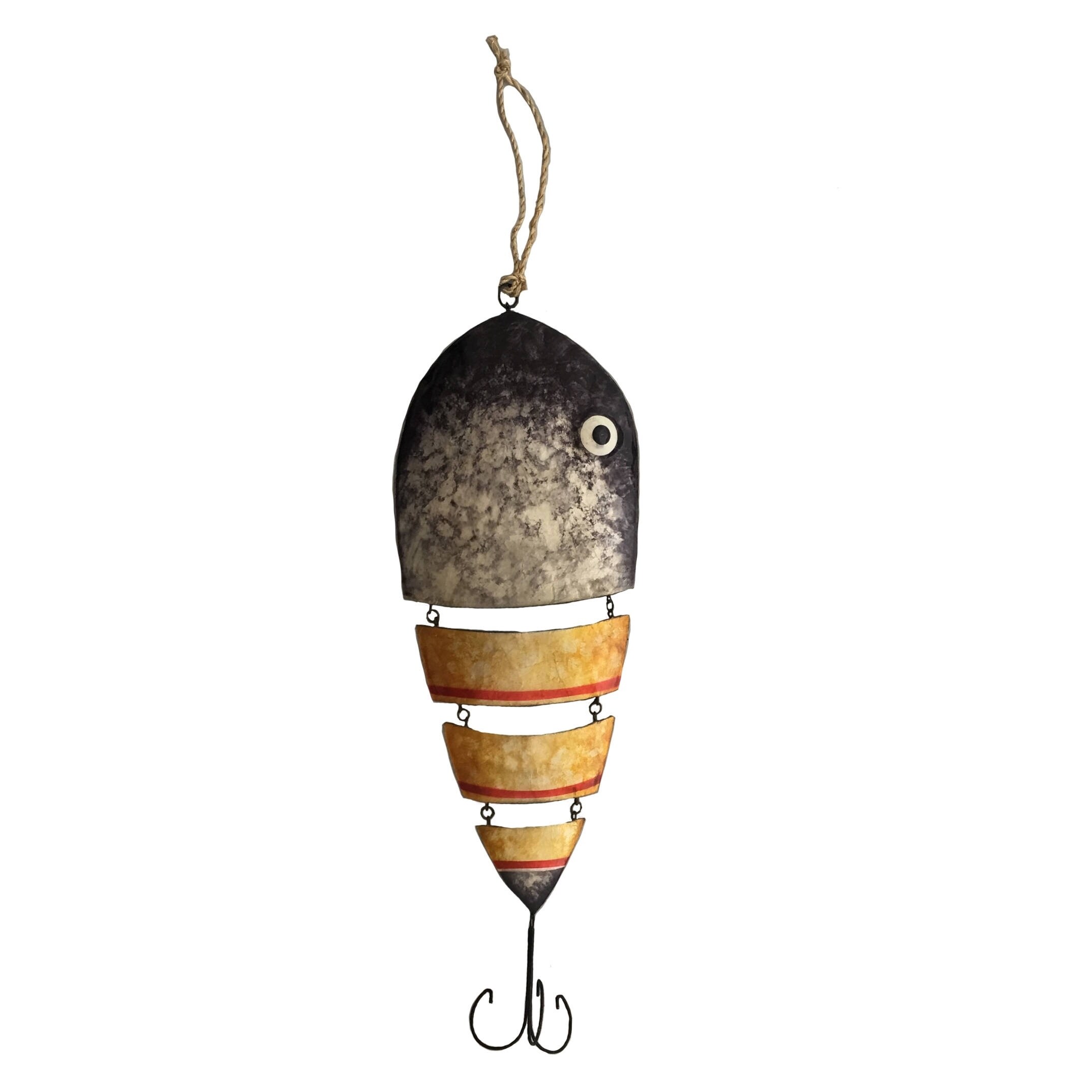 Shop Handmade Blue And Gold Fishing Lure Wall Decor Philippines