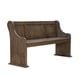 preview thumbnail 4 of 7, Rowyn Wire Brushed Wood 62-inch Entryway Dining Bench by iNSPIRE Q Artisan