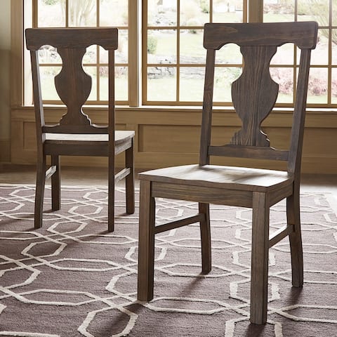 Rowyn Wood Dining Fiddle Back Dining Chairs (Set of 2) by iNSPIRE Q Artisan
