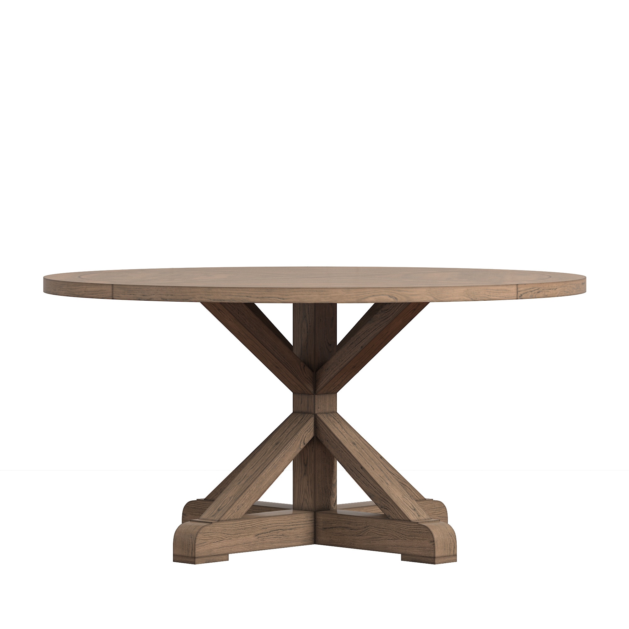 Benchwright X-base 48-in. Round Dining Set by iNSPIRE Q Artisan