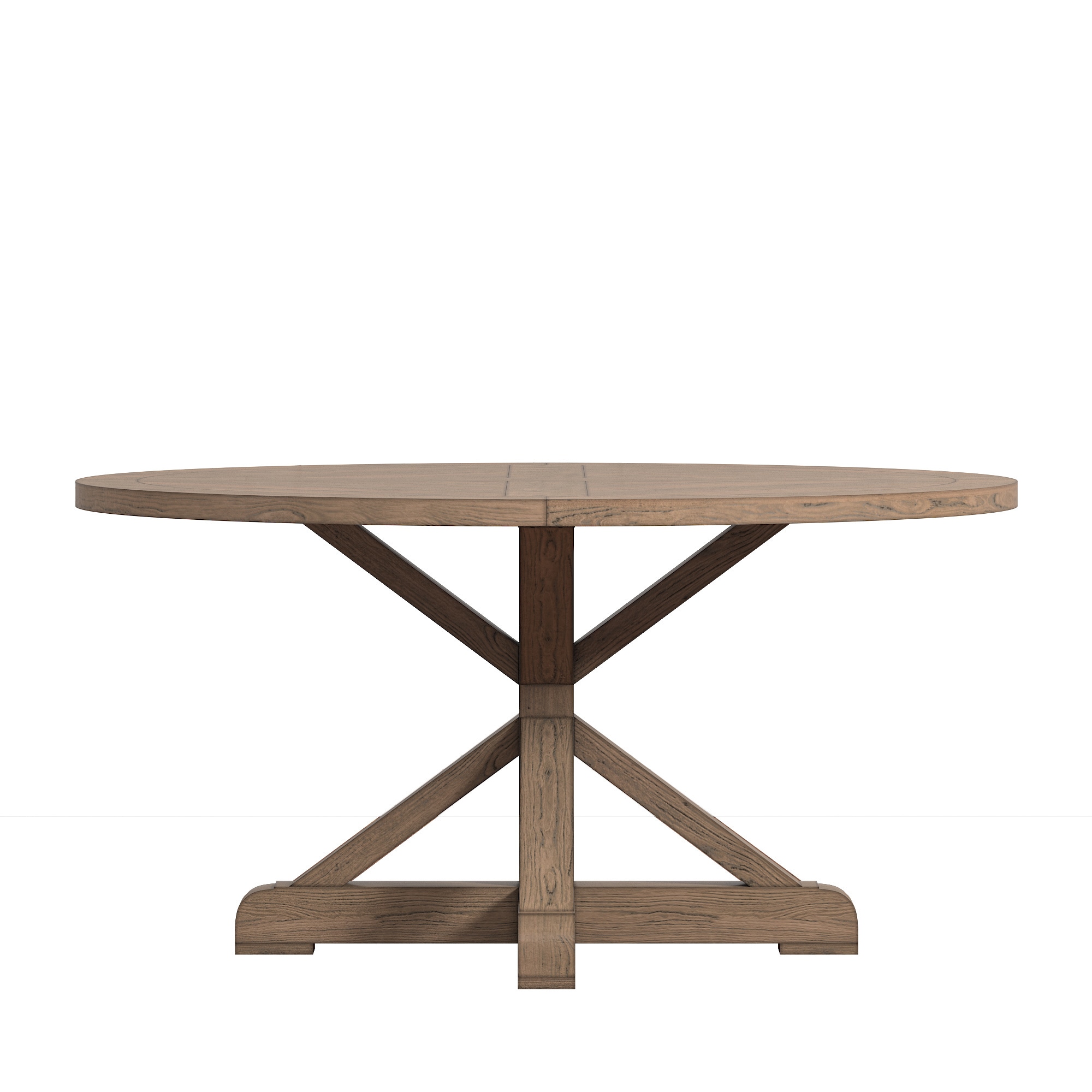 Benchwright X-base 48-in. Round Dining Set by iNSPIRE Q Artisan