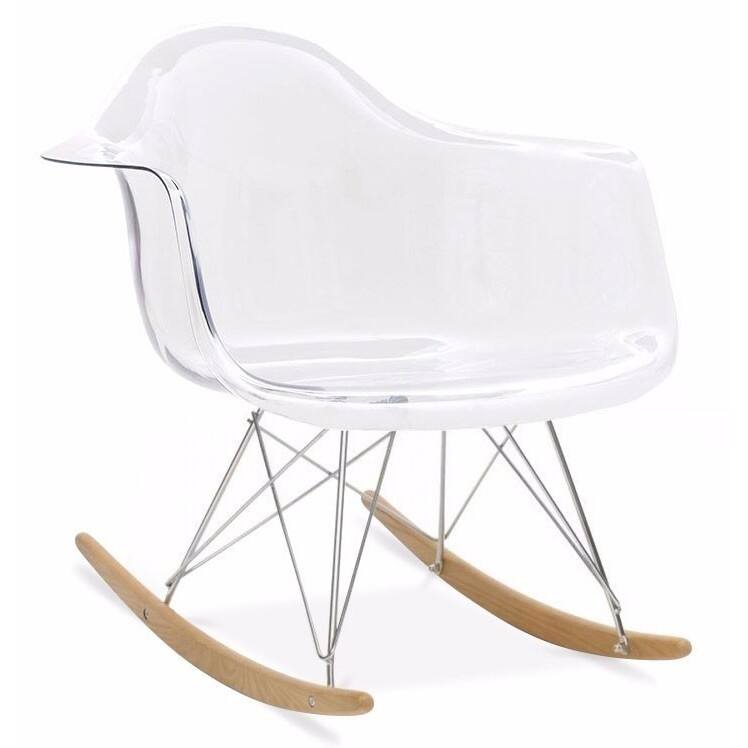 Clear Eiffel Rocking Chair