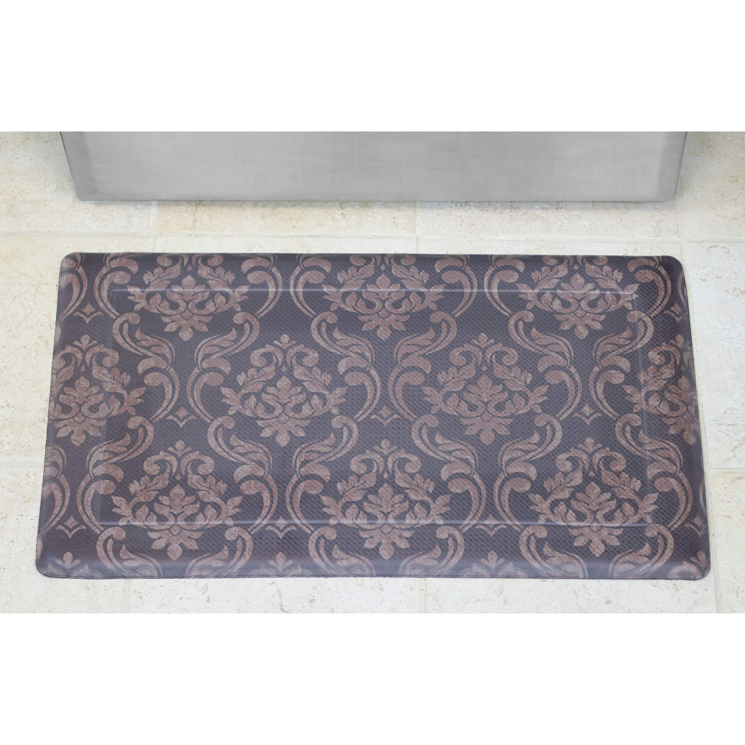 Shop Chef Gear Chain Damask Anti Fatigue Gelness Kitchen Mat