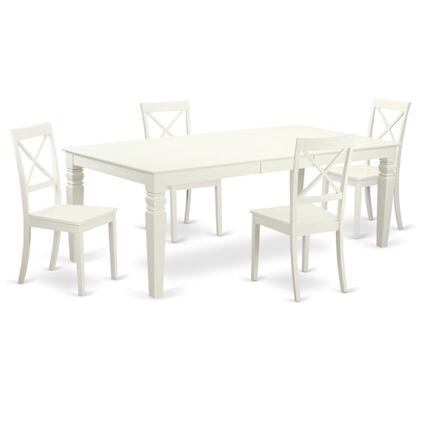 Mission Style Off White Wood Extendable Dining Set Free Mission Style Off White Wood Extendable Dining Set