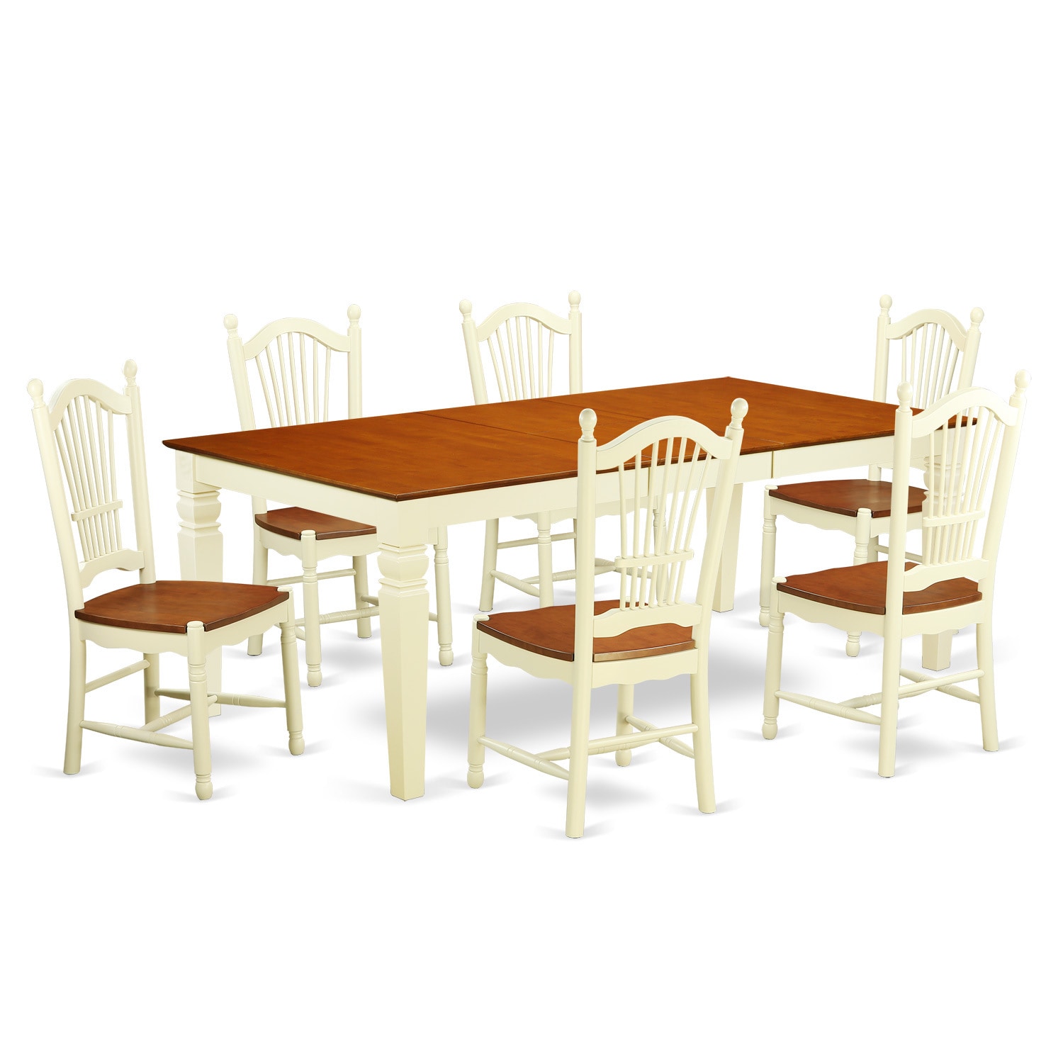 7-piece Dinette Set in Off-white | eBay 7-piece Dinette Set in Off-white | eBay