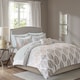 preview thumbnail 2 of 10, Madison Park Essentials Pelham Bay Coral/ Green Comforter Set with Cotton Bed Sheets