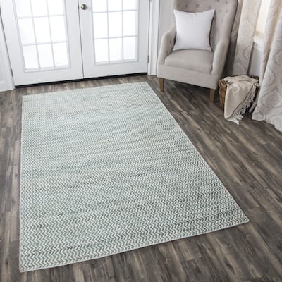 Alora Decor Harlem Reversible Chevron Hand-woven Wool Blend Rug