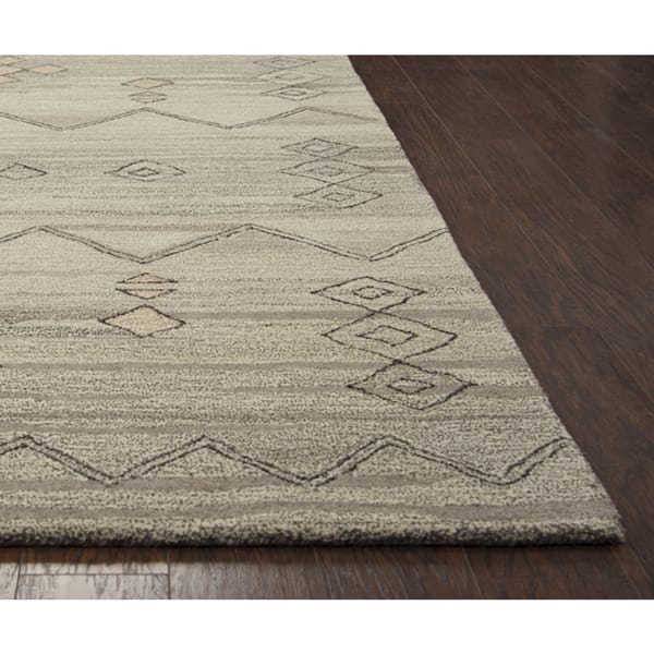 Alora Decor Makalu Collection Gray Moroccan Rug