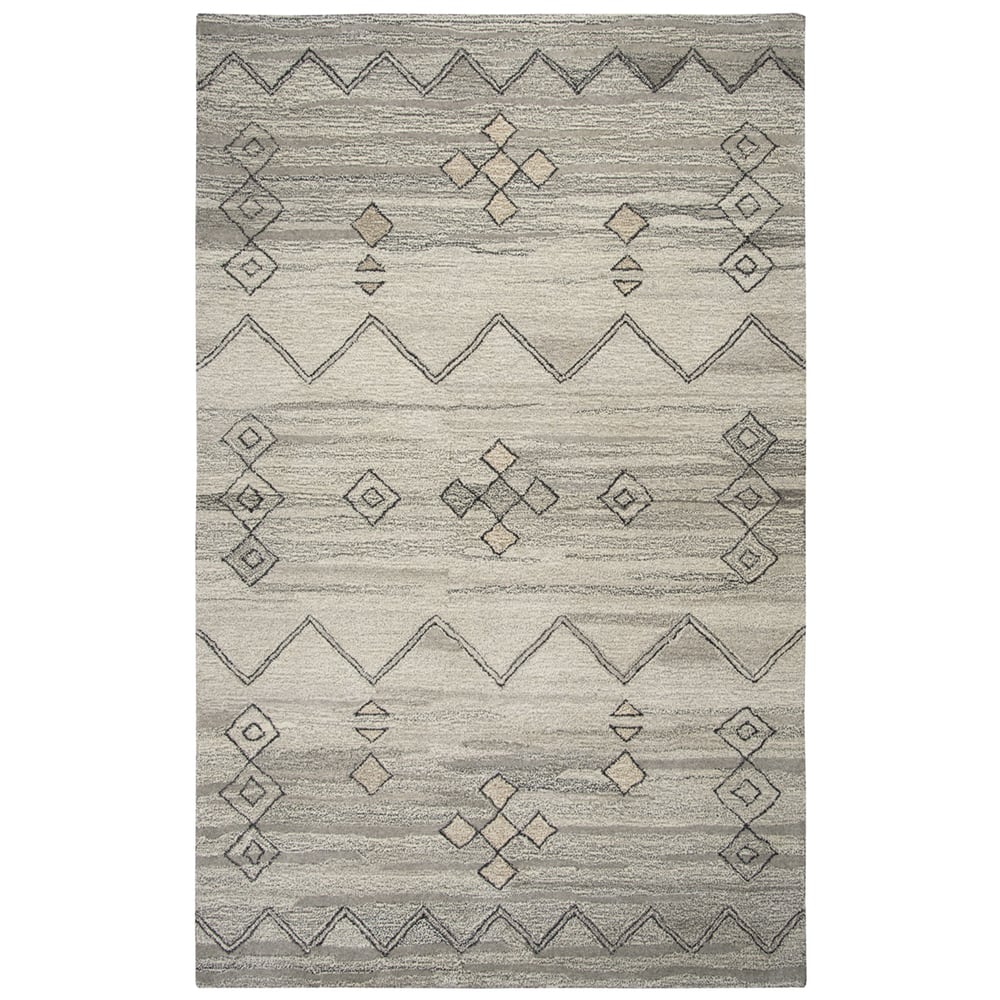 Alora Decor Makalu Collection Gray Moroccan Rug