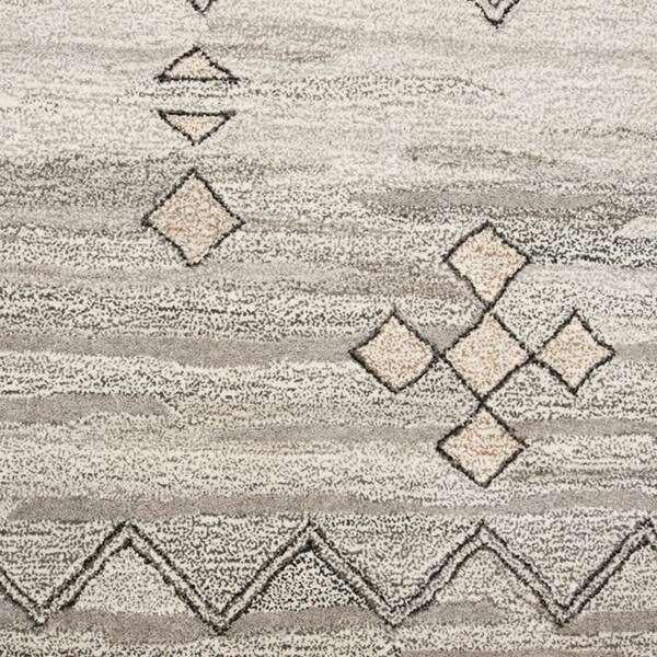 Alora Decor Makalu Collection Gray Moroccan Rug