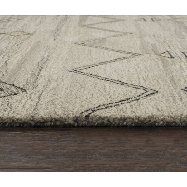 Alora Decor Makalu Collection Gray Moroccan Rug