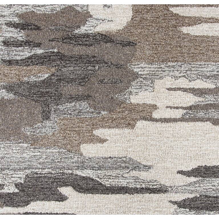 Alora Decor Makalu Collection Brown Abstract Rug