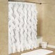 Shop Chic Sheer Voile Vertical Waterfall Ruffled Shower
