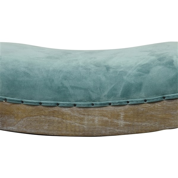 Hillsdale French Nailhead Velvet Counter Stool
