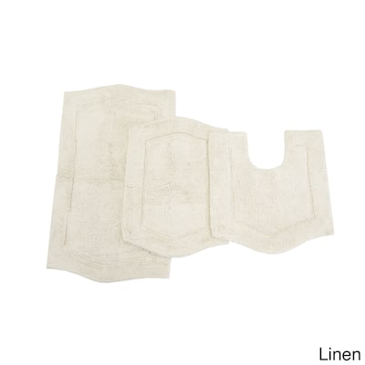 Home Weavers Waterford 3-Peice Bath Rug set with Contour