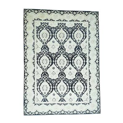 Shahbanu Rugs Hand-knotted Peshawar with Moughal Design Oriental Rug (10'0 x 13'8)