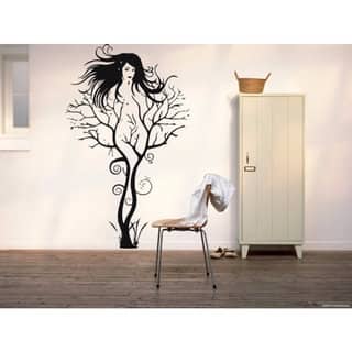 Shop Full Color Tree Girl Sexy Wall Art Vinyl Decal Sticker