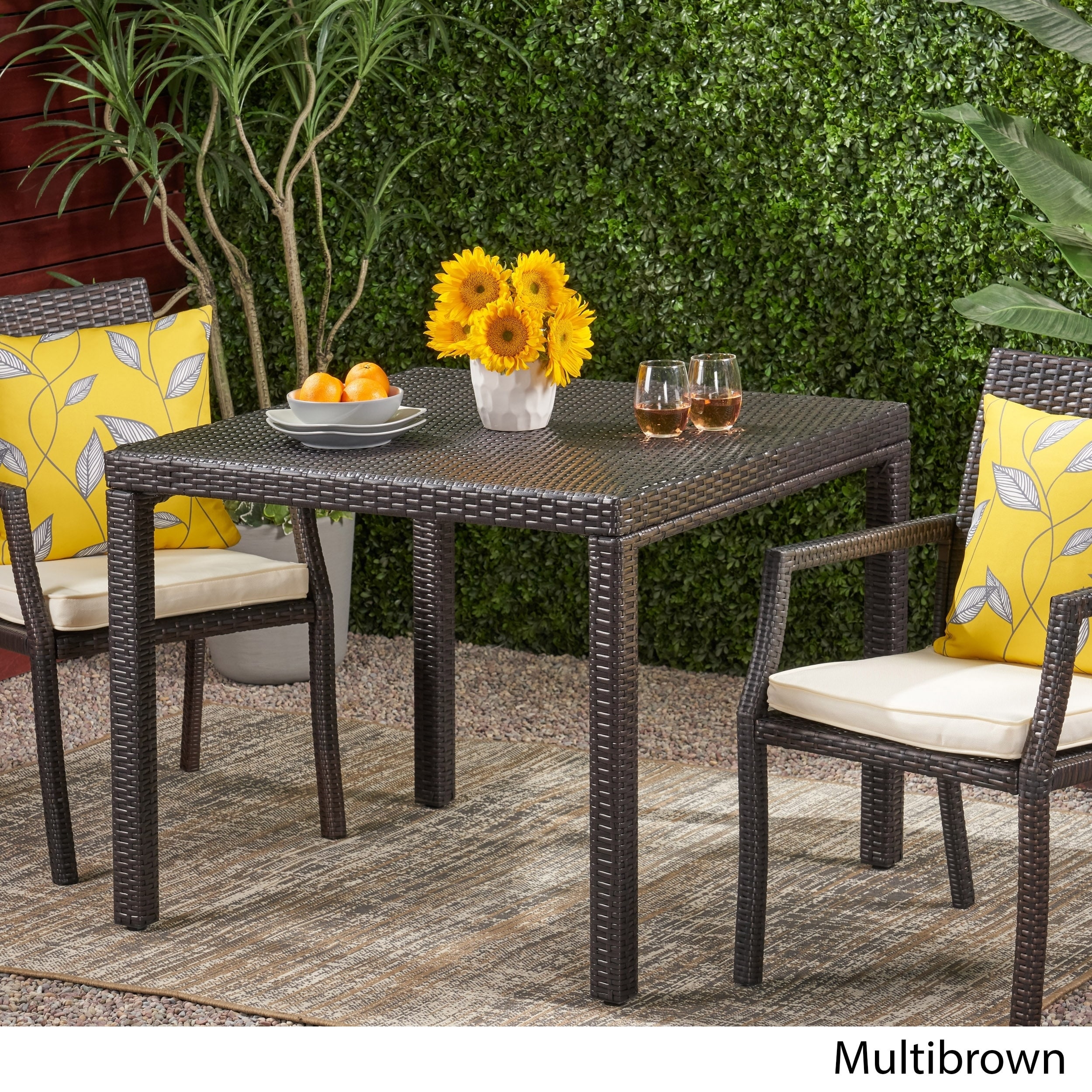 Shop Rhode Island Outdoor Wicker Square Dining Table Only By