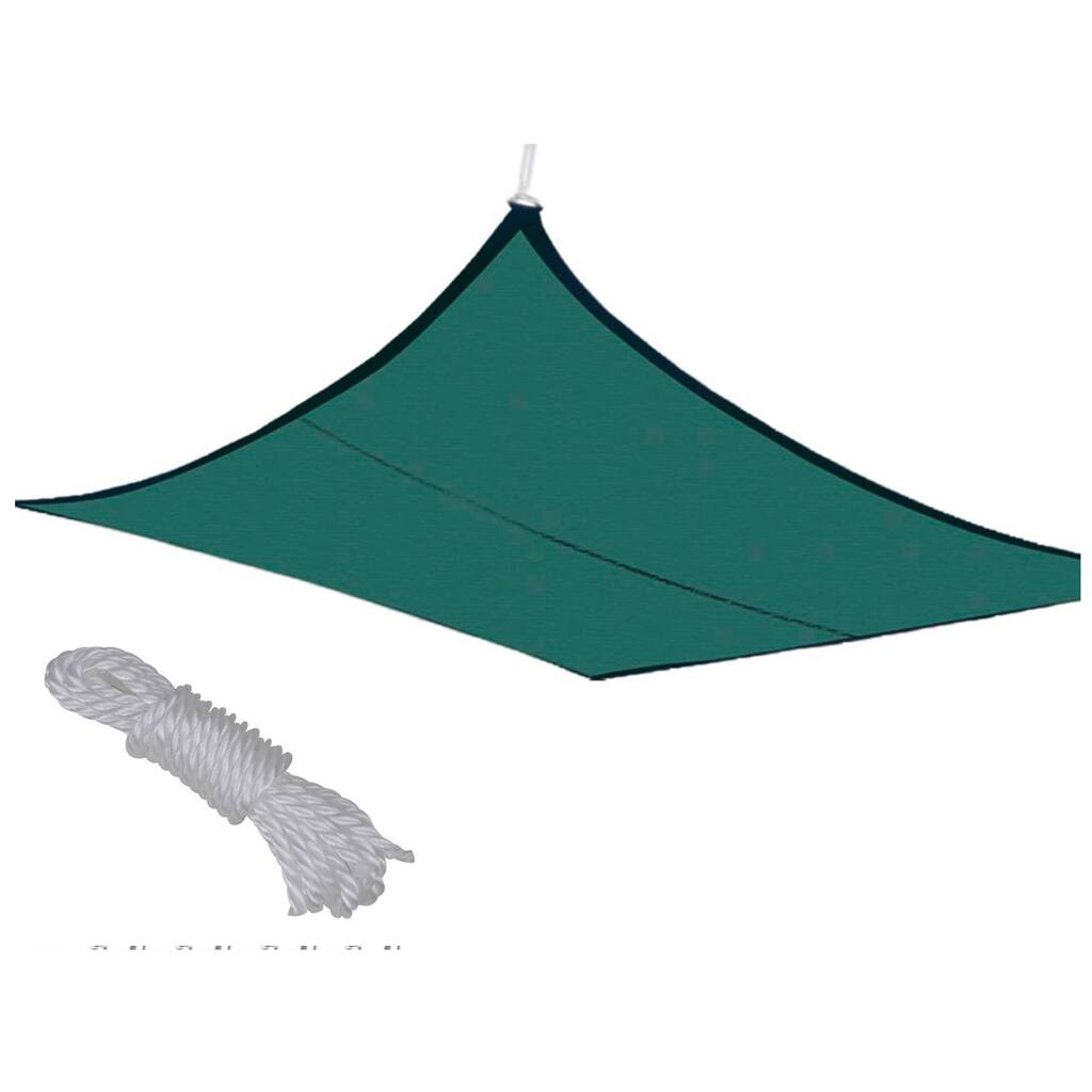 MCombo Sun Shade Sail Patio Lawn Square Shaped Block Canopy