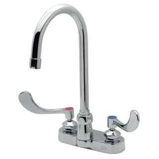 Zurn Aquaspec Centerset 3-1/2 Gooseneck Faucet with 4 Wrist Blade ...