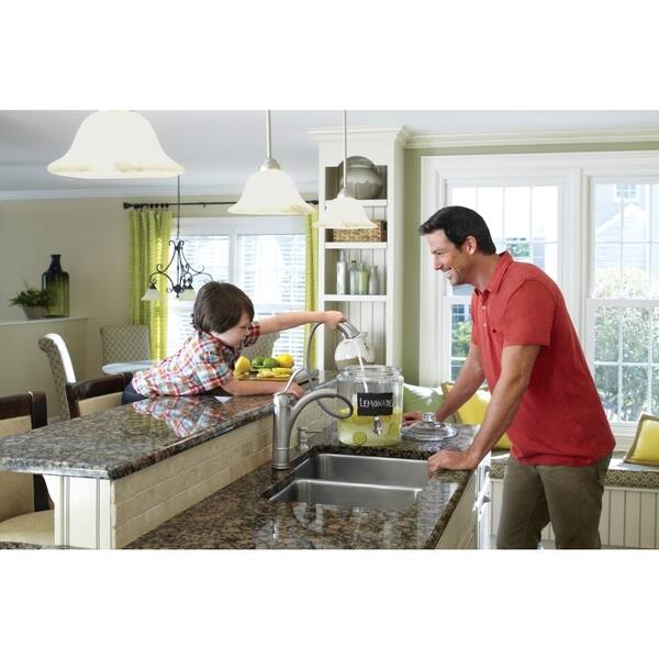 Shop Moen Walden Pullout Spray Single Hole 1 Kitchen Faucet