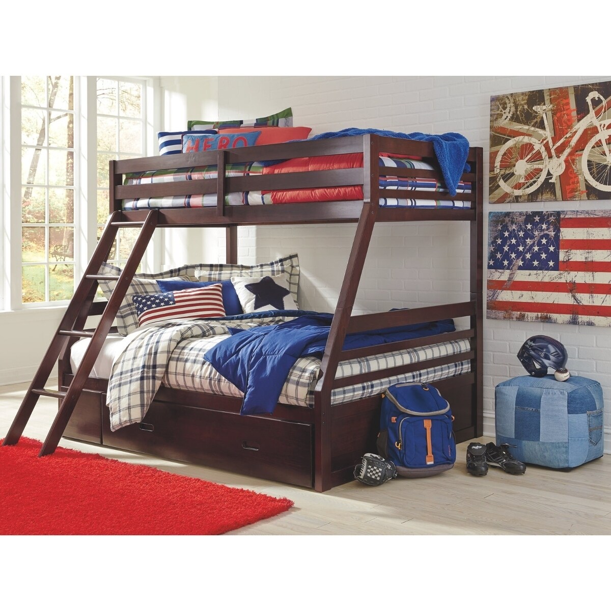 halanton twin bunk bed